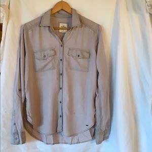 Hollister long sleeved button down